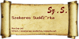Szekeres Sudárka névjegykártya